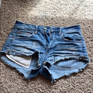 American eagle jean shorts